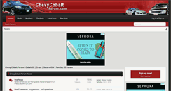 Desktop Screenshot of chevycobaltforum.com